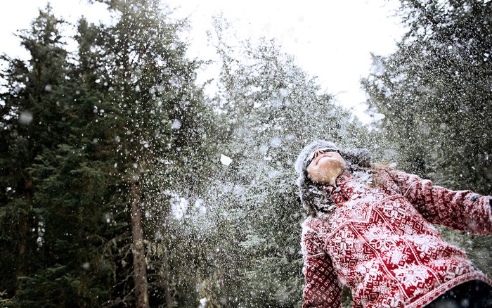 Winter hiking